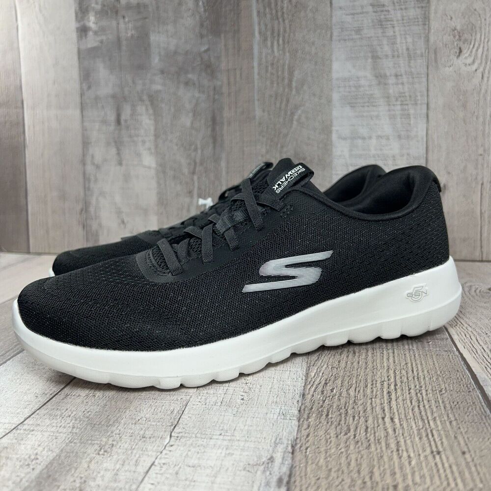 Skechers Go Walk Joy Ecstatic Women's Running Walking Shoes Sneaker Black Size 8 - Picture 3 of 15